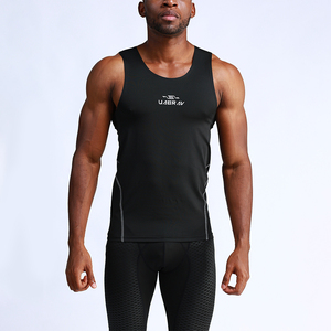 Motif imprimé personnalisé hommes noir Muscle débardeurs grande taille tricoté décontracté Fitness vêtements d'entraînement femmes respirant entraînement - Product Image 3