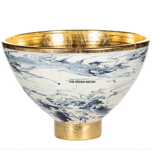 ชุดชามผลไม้ทรงกลม 3 ใบ ทำจากอะลูมิเนียมเคลือบทอง ดีไซน์ทันสมัยและสวยงาม เหมาะสำหรับใส่ผลไม้และของแห้ง - Product Image 5