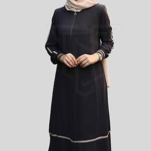 Diseños de alta calidad nuevo estilo mujeres Abaya fabricante profesional islámico Abaya transpirable musulmán manga larga Abaya - Product Image 5