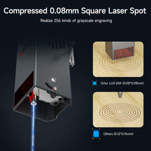 <span class=keywords><strong>Ortur</strong></span> <span class=keywords><strong>OLM3</strong></span> 20W Máquina cortadora de grabado láser de diodo de alta precisión para proyectos de bricolaje de madera, metal y acrílico - Product Image 5
