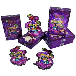 New Design Exotic Die Cut Zip Lock Mylar Bags with Irregular Special Shape Window <b>Box</b> in Stock - Product Image 4