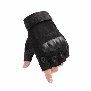 Vente en gros pas cher gants demi-doigt en cuir fitness haltérophilie entraînement gym personnalisés gants de chasse en plein air de haute qualité - Product Image 5