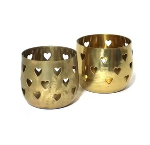 Portavelas Votivo de Metal Ecológico Hecho a Mano Más Vendido, Diseño de Filigrana para una Luz Suave y Brillante, Ambiente Navideño Íntimo - Product Image 6