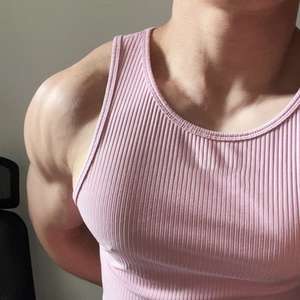 <b>Men</b> Cotton <b>Gym</b> <b>Vest</b> Bodybuilding Ribbed tank Top Stretch Fitness tank Top - Product Image 2