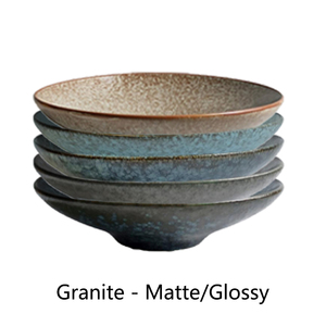 Bol salade con esmalte reactivo clásico, cuenco grande para ensalada y frutas, platos <span class=keywords><strong>de</strong></span> cerámica para pasta y fideos, venta al por mayor - Product Image 6