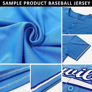 New Baseball Jersey for Adults and Youth in Polyester Lightweight Mesh Fabric - Product Image 3