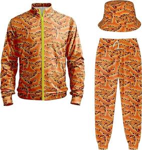 Chándal ajustado personalizado, conjunto de 2 piezas, ropa deportiva para hombre, trajes de jogging Vintage, chándal Unisex en blanco - Product Image 4