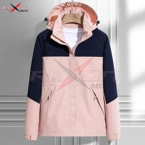Nueva chaqueta cortavientos con capucha para parejas al por mayor, impermeable, cálida, resistente al desgaste, abrigo de camuflaje, ropa transpirable para exteriores - Product Image 5