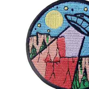 Best Selling Custom Chenille Patches | 3D Embroidered Circle <b>Square</b> Round Patches for Apparel Hats & Accessories Wholesale - Product Image 3