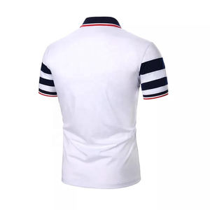 Camisetas Polo de algodón 100% bordadas personalizadas de alta calidad camisetas de golf transpirables de talla grande para hombres - Product Image 6