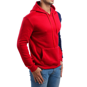 Felpe con cappuccio di colore Contras per gli uomini su misura con stampa a sbuffo in pile felpa Casual felpa con cappuccio Color block - Product Image 5