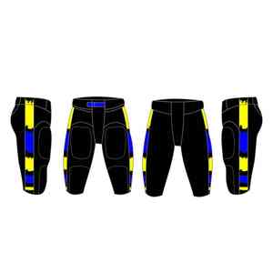 Uniforme de football américain de haute qualité, couleur personnalisée, 100% polyester, manches courtes, taille plus, vêtements d'équipe - Product Image 3