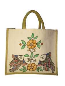 Luxury Custom Printed <b>Jute</b> <b>Tote</b> <b>Bag</b> EcoFriendly Spacious & Perfect for Shopping & Beach Days - Product Image 3