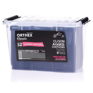 ORTHEX Classic 52 SmartStore Box PP Plastic <b>Storage</b> Bin & <b>Container</b> 20-35L Capacity <b>Stackable</b> Transparent - Product Image 2