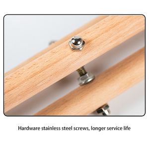 กลองกลองคุณภาพสูงมีตัวยึดจานแบบไม่มีตัวตนเครื่องดนตรีร้อนกรอบไม้กลองไมโครโฟนแบบสะดวก - Product Image 5