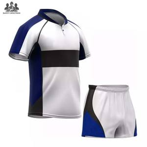 Ensemble maillot et short de rugby - Respirant, 100% polyester, uniforme sportif d'équipe |   Commandes en gros OEM - Product Image 1