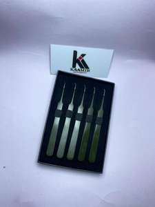 Pinces à épiler isolantes à 45 degrés pour extensions de cils, débutants et professionnels, pointe fine, acier inoxydable, anti-corrosion, anti-magnétique, haute durabilité - Product Image 2