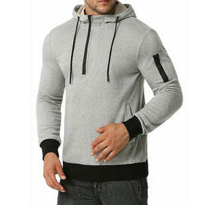 Sweat-shirts à capuche en molleton pour hommes, collection hiver, style streetwear épais, personnalisables, sans fermeture éclair – Nouveauté tendance - Product Image 4