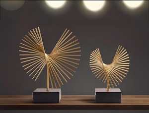 Fascinant New Look Sculpture en métal Style unique pour la décoration intérieure et le salon Ornement en métal Lot de 2 au prix de gros 2025 - Product Image 4