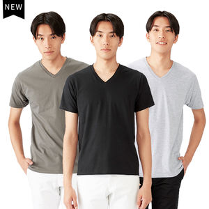 Custom printing plain blank <b>v</b> <b>neck</b> cotton <b>t</b> <b>shirts</b> 100% cotton unisex hip hop causal blank mens <b>oversized</b> <b>T</b>-<b>shirt</b> for men - Product Image 2