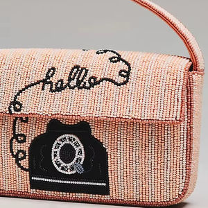 New Arrival Jacquard Fabric Evening Coin <b>Clutch</b> Bag <b>Women</b> Cotton Lining Zipper Embroidery Beading Trending Daily Accessory - Product Image 1