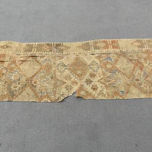 Alfombra Vintage de 2.3x10.8 pies, Alfombra Turca, Alfombra Sólida Marrón Grisácea - Product Image 3