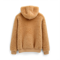 Sweat-shirt à capuche Teddy en polaire douce et moelleuse pour l'hiver, pour homme/femme, avec logo brodé personnalisé, options OEM/ODM, imperméable