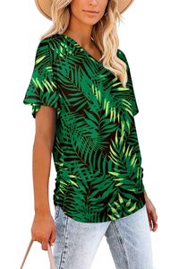 Bajo MOQ Último diseño Mujeres Camisetas Ropa de verano Mujeres Camisetas Calidad Premium Mujeres Camisetas - Product Image 3
