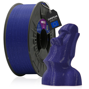 Filament WINKLE PLA HD à paillettes 1,75 mm 1 kg pour imprimante 3D, vente en gros, finition FDM, impression facile, sans déformation, fabriqué en Europe, 0,05 mm - Product Image 1