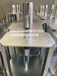 Gato de cabeza de horquilla en U de 4 vías moderno 2024 gato de acero de 2,2 kg con diseño cómodo para accesorios de andamios de construcción - Product Image 2