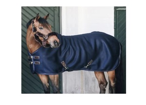 Alfombra de mosca de malla de PVC de alta calidad para caballos, ligera con precios de material Premium de color azul - Product Image 2