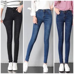 Women's Skinny Jeans High <b>Waist</b> Trousers Skinny Slim Fit Stretch Vintage Casual Denim - Product Image 2