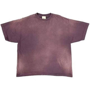 เสื้อยืดผ้าฝ้าย100% วินเทจสำหรับผู้ชายเสื้อครอปคอกลมแขนสั้นทรงโอเวอร์ไซส์ผ้าคอตตอนทรงหลวม bpxy พอดีกับแสงแดด - Product Image 3