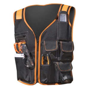 Chaleco de Trabajo Protector de Alta Visibilidad con Logotipo Personalizado, Reflectante, Resistente, con Múltiples Bolsillos, Compatible con OEM, Portaherramientas - Product Image 4