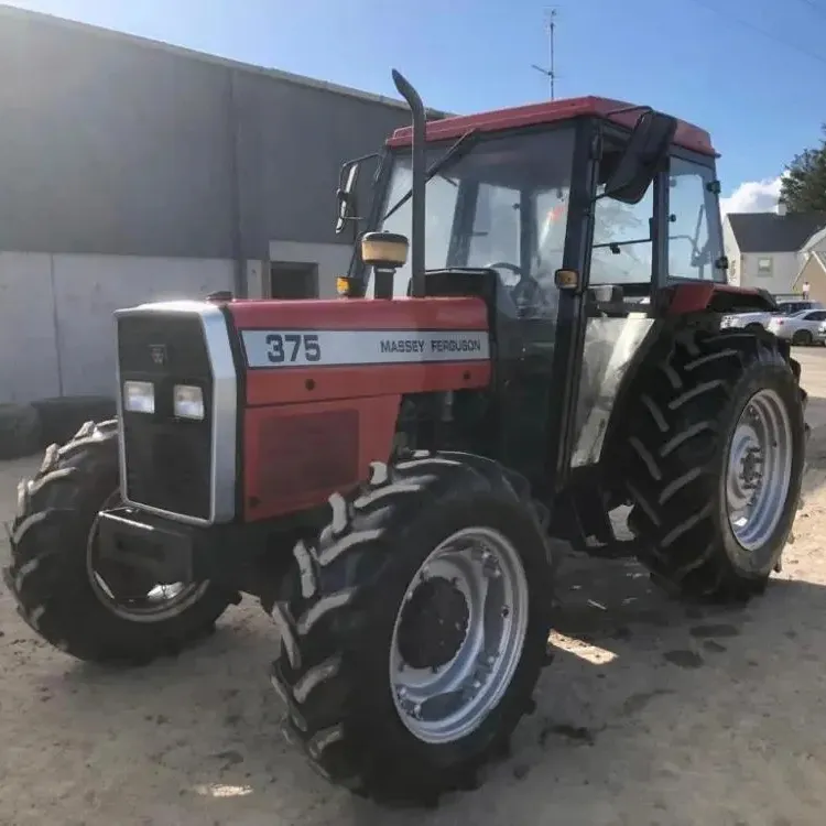 4x4 MF 375 4WD Massey Ferguson 375 4x4 75Hp Perkins 4 cylinder engine tractor tested and ready to ship