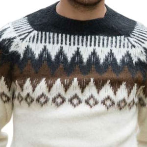 Nouvelle arrivée sur mesure OEM pull Plaid haut tricoté pull à manches longues Style pull tricots vêtements respirant - Product Image 1