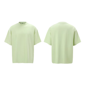 Venta al por mayor 100% puro algodón camiseta logotipo personalizado impreso media manga cuadrado de gran tamaño 250 gramos pesado Boxy Fit estilo Suelto - Product Image 6