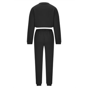 Women's Customized Solid Pattern Pullover Tracksuit New Style Striped Ladies Clothing with Custom <b>Stand</b> Hood Printed Technics - Product Image 6