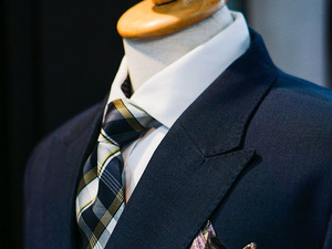 Costume 2 pièces en laine 253 pour hommes et femmes, plissé sur le devant, anti-rides, saison 100%, #2023 - Product Image 3