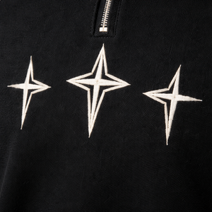 Polo de moda para hombre con media cremallera, bolsillo con cremallera negra, logotipo personalizado bordado, proveedor mayorista de fábrica - Product Image 4