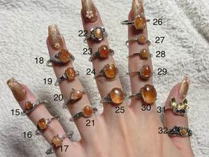 Anillo de Plata de Ley 925 con Piedra Solar Dorada de Múltiples Formas, Diseño Clásico y Moderno, Regalo de Boda, Aniversario y Cumpleaños para Mujer - Product Image 3