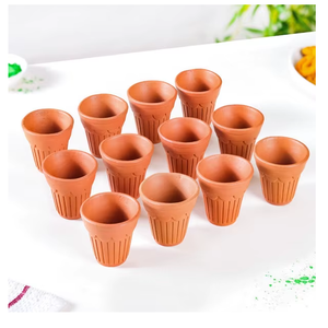 Thé en argile terre cuite Koi pour café, tasses à thé en argile écologiques et durables, 70 ml - Product Image 6