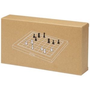 Set di scacchi in legno re promozionale per viaggiare e giocare - Product Image 2