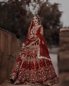 DAZZLING EMBROIDERY ON BEAUTIFUL BRIDAL <b>BLOUSE</b> WITH LEHENGA DRESS Embellished WITH CRYSTAL GLASS BEADS,STONE & DABKA work @ 2022 - Product Image 2