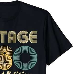 Camiseta de Cumpleaños para Mujer, Venta Caliente, Ropa Casual, Nuevo Diseño, Tallas para Adultos, Último Diseño, Transpirable, Precio al por Mayor - Product Image 4