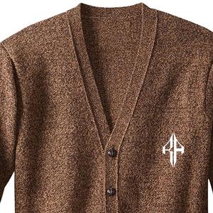 2025 Design Men's <b>Cardigan</b> Winter Sweater Wholesale Wool / Acrylic Material High Quality Custom Logo by ATLANTIC - Product Image 2