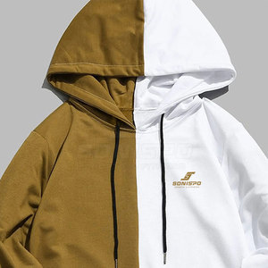 Sudadera con capucha personalizada para hombre 2024 Color sólido Casual Sudadera con capucha 100% algodón para la temporada de invierno - Product Image 2