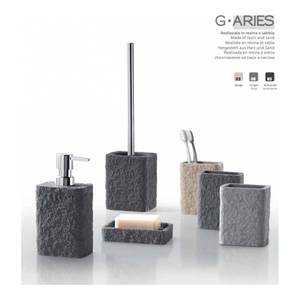 Jabonera independiente Gedy ARIES en piedra beige (12.2x8.6x2.4cm) con excelente visibilidad y durabilidad - Product Image 2