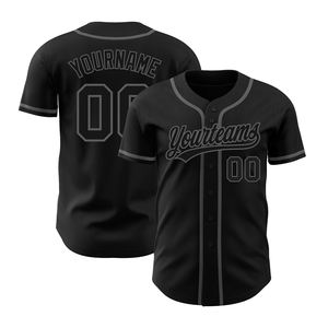 Maillot de baseball personnalisé pour hommes, taille plus, tissu en maille respirant, style professionnel, antibactérien, séchage rapide pour les uniformes d'équipe adultes - Product Image 2