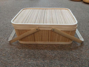 Panier cadeau en bambou tressé, boîte cadeau et emballage de rangement en bambou, boîte en bambou faite à la main, vente en gros par 99 Gold Data - Product Image 6